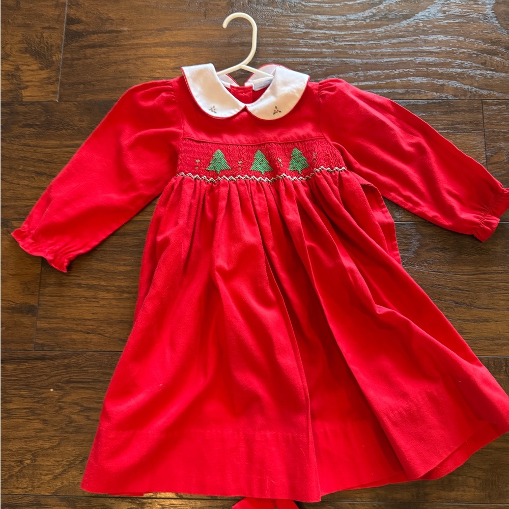 Embroidered Christmas dress
